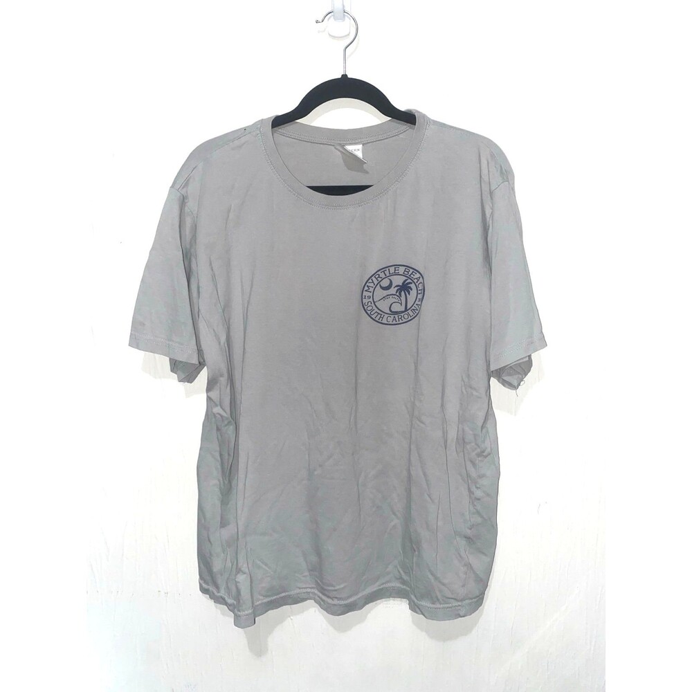 Southern Spirit Myrtle Beach Stay Salty Graphic T‑Shirt Gray Size L (Unisex)
